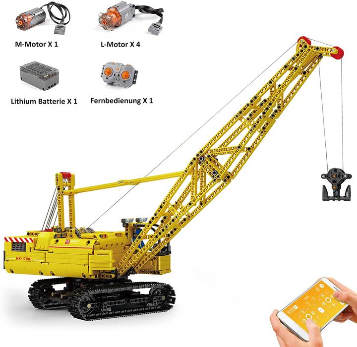 Image du produit Mould King Grue sur chenilles