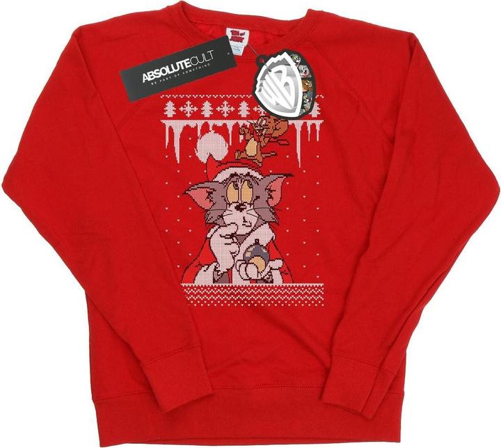 Tom & Jerry Christmas Fair Isle Sweatshirt (XXL)