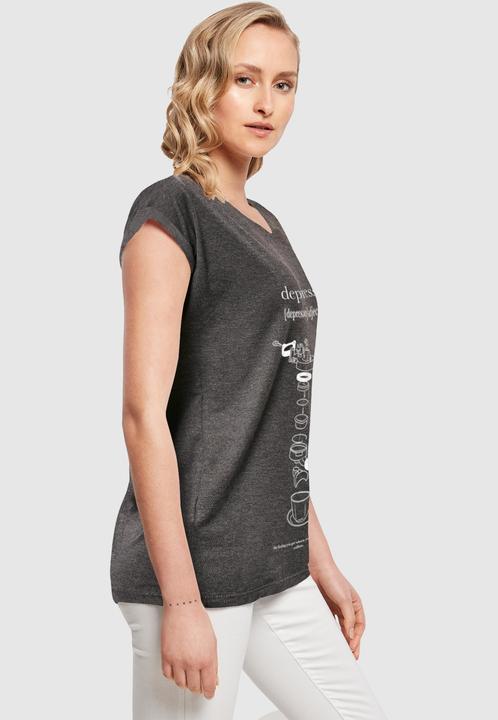 Image du produit Mister Tee MisterTee Ladies Depresso Extended Shoulder Tee - 174691 (M)