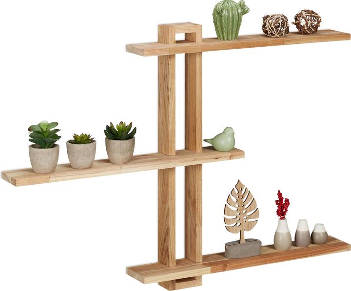 Actual product image Relaxdays floating shelf (80 x 9 x 56 cm)