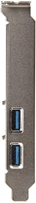 Produktbild InLine Schnittstellenkarte (inkl. LP), 2x USB 3.0 mit SATA Strom - PCIe