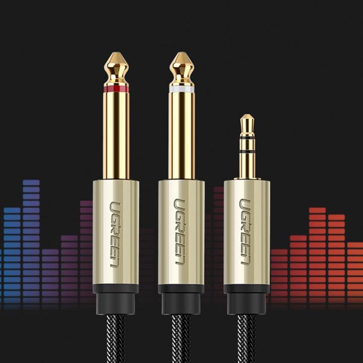Actual product image Ugreen 2in1 (2 m, 6.3mm jack, 3.5mm jack (AUX))