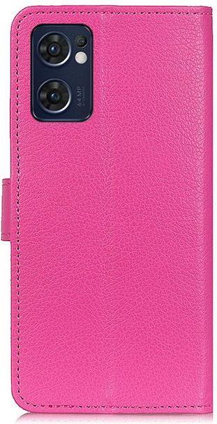 Actual product image MU Classic Litchi Leather Bookcover Series (OPPO Reno7 Z 5G)