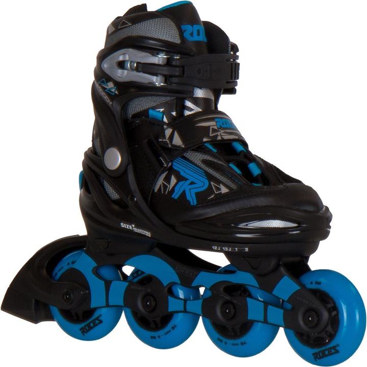 Actual product image Roces Roller Skates Moody Boy Tif 400855 01, black-blue - 30-35 (39)