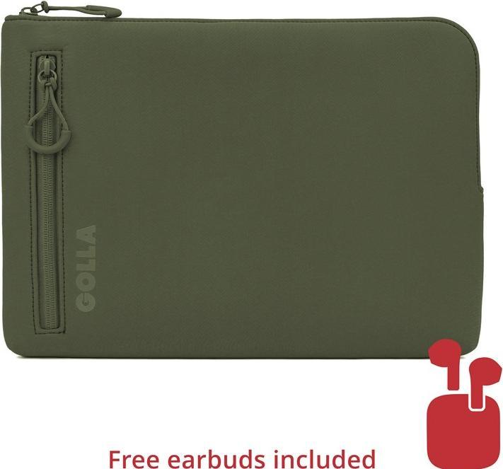 Immagine prodotto Golla Custodia per laptop da 13 pollici, verde (13", Apple, CV, ASUS, Dell, Lenovo)