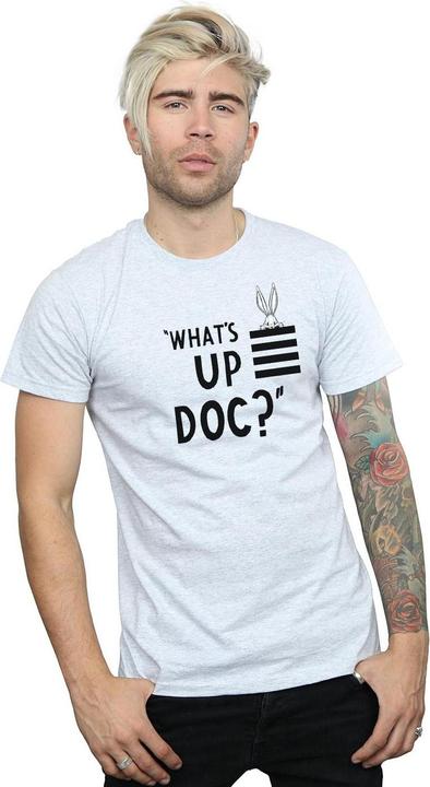 Immagine prodotto Looney Tunes What's Up Doc Maglietta Bugs Bunny A Strisce Uomo (L)