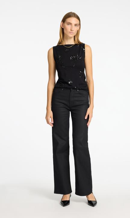Produktbild Selected Femme Beschichtete Wide Fit Jeans (W30/L32)