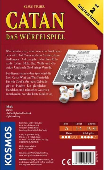 Produktbild Kosmos Die Siedler von Catan (Deutsch)