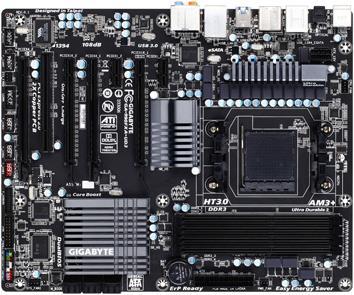 Produktbild Gigabyte Ga-990fxa-Ud3 (AM3+, AMD 990FX, ATX)