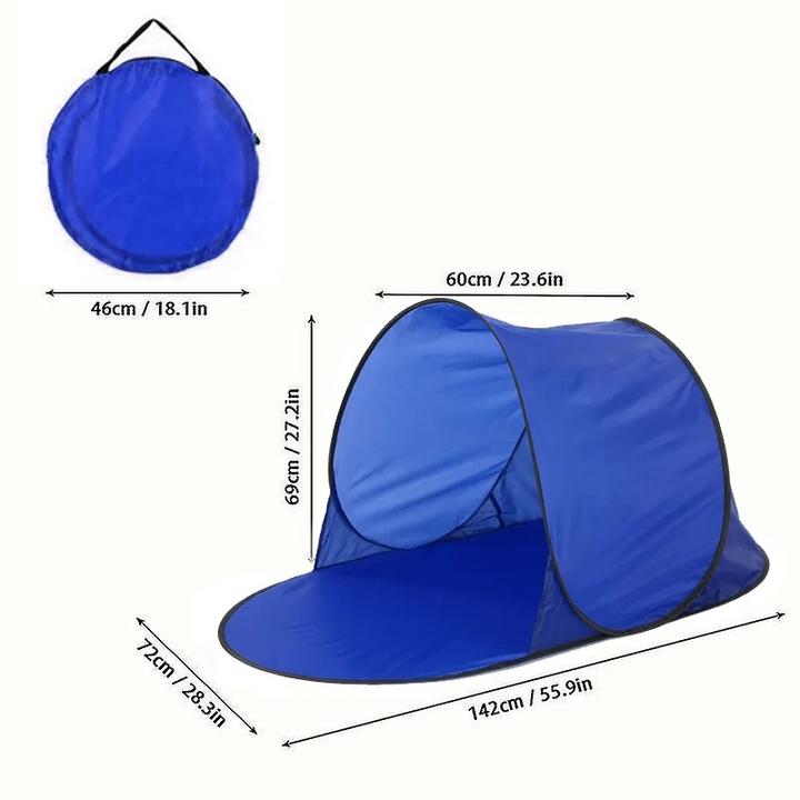 Produktbild ASMI Pop Up Strandzelt mit UV-Schutz (Strandzelt + Strandmuschel)