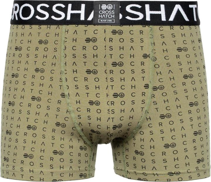Produktbild Crosshatch Mens Gridline Boxer Shorts (Pack of 3) (S, 3er Pack)