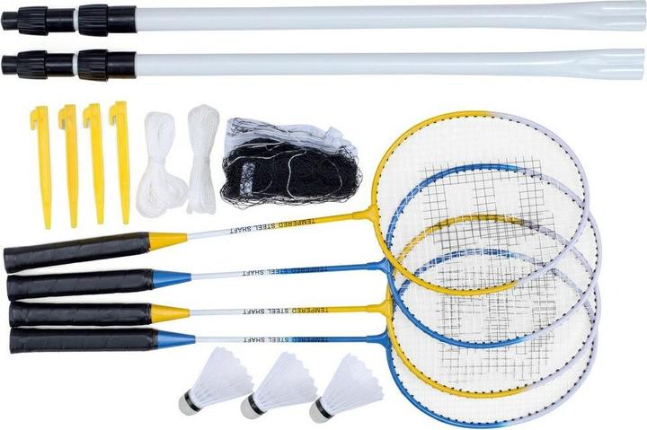 Produktbild Baseline SPORTLINE 4 player pro badminton set, BGG1142