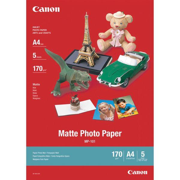 Image du produit Canon MP-101, Matte Photo, 5 feuilles (170 g/m², A4, 5 x)