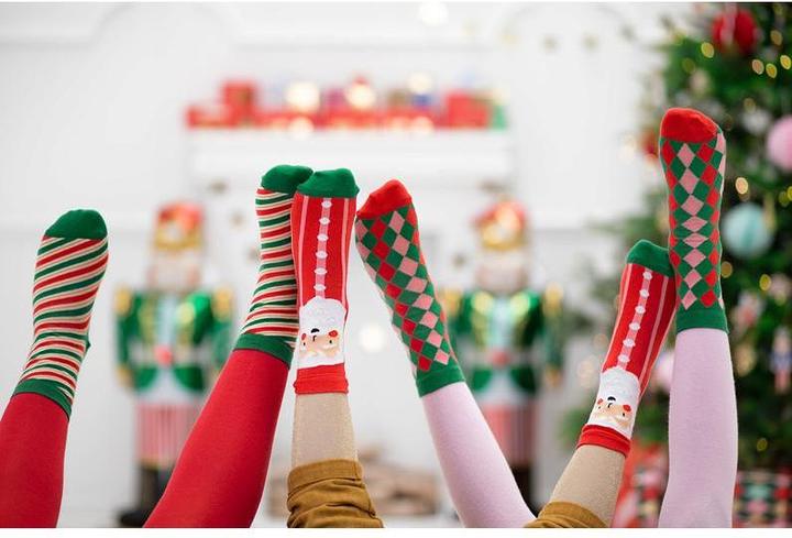 Immagine prodotto Partydeco Calzini Babbo Natale, mix, 30-31 (1 pz / 1 pz) (Confezione singola, 31 - 34)