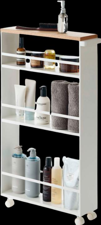 Productafbeelding Yamazaki Smalle trolley met houten plank TOWER