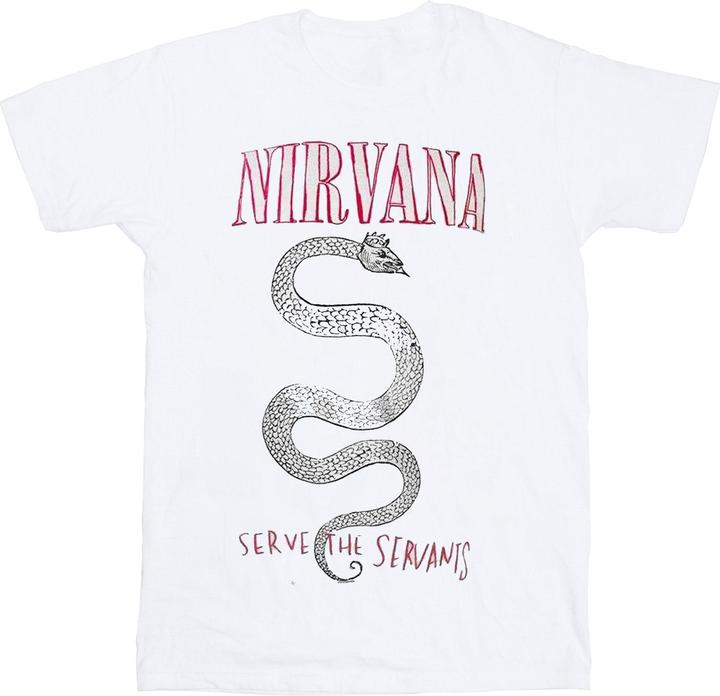 Actual product image Nirvana Unisex Adult Serve The Servants Serpent T-Shirt (S)