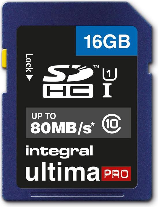 Actual product image Ultimapro Sdhc/Xc Uhs-I U1 Sd (16 GB, SDHC, U1, UHS-I)
