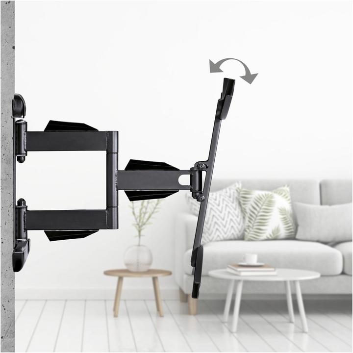 Produktbild Hama TV-Wandhalterung, schwenkbar, neigbar, ausziehbar, 191 cm (75") bis 45 kg (Wand, 75", 45 kg)