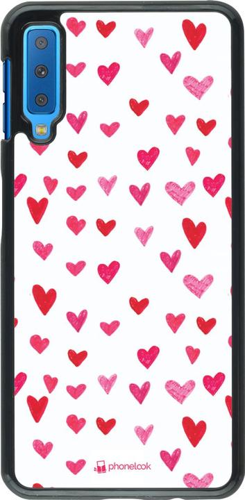 Produktbild PhoneLook Hülle Valentine 2022 Many pink hearts (Samsung Galaxy A7)