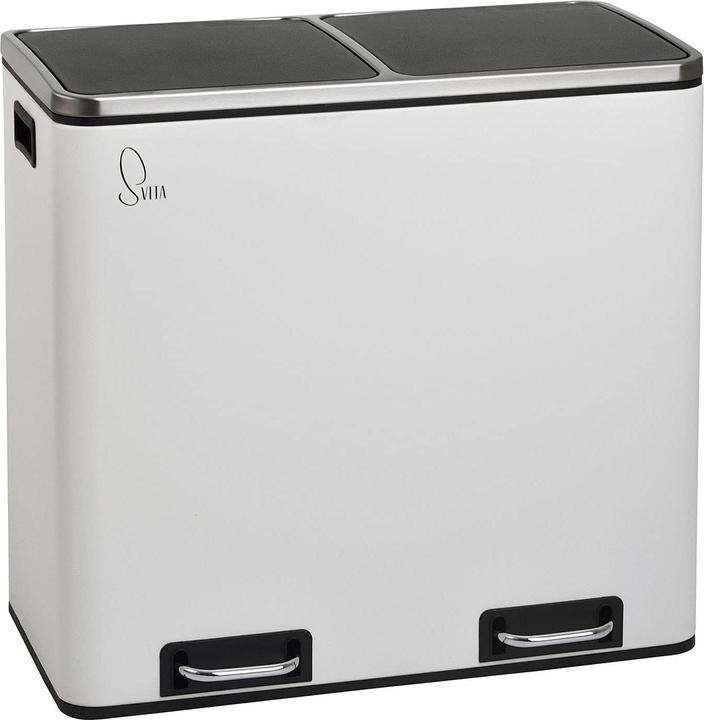 Produktbild Svita TM2X15 Treteimer, Weiss (30 l)
