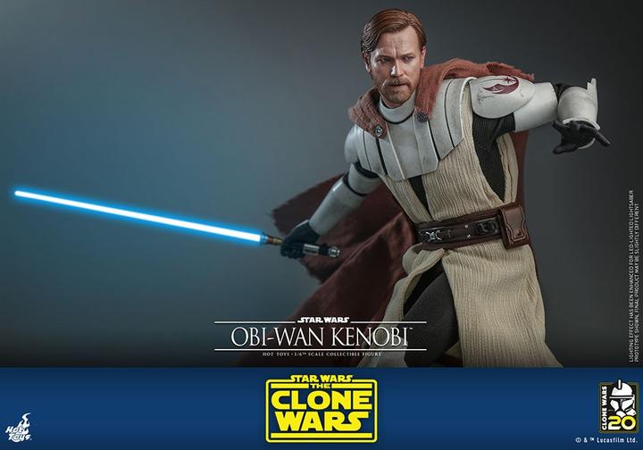 Produktbild Hot Toys Star Wars The Clone Wars figurine 1/6 Obi-Wan Kenobi 30 cm
