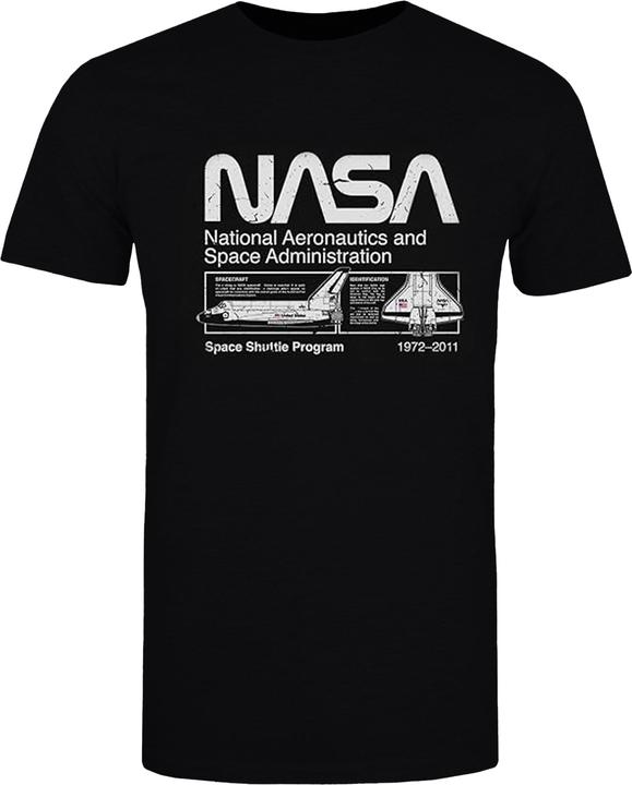 Nasa Mens Space Shuttle Cotton T-Shirt