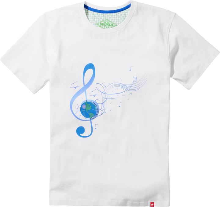 Actual product image Joe Browns Globe & Treble Clef Graphic T-Shirt (XL)