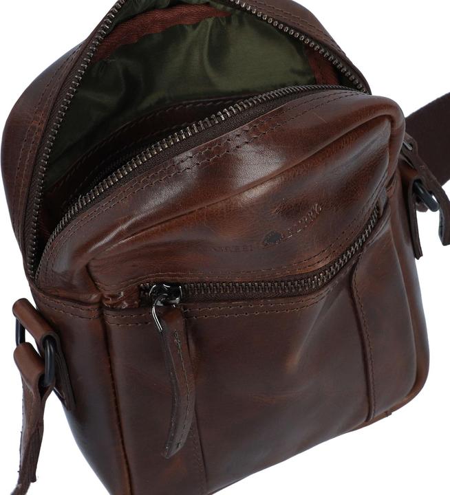 Actual product image Greenburry Newport Mini Bag Umhängetasche Leder 18 cm