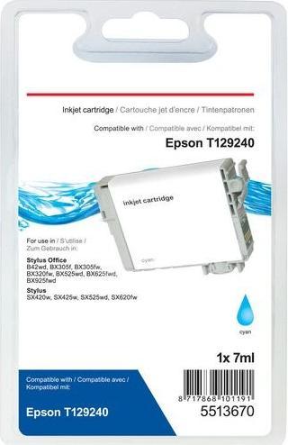 Actual product image Office Depot Ink Cartridge Compatible Epson T1292 T12924010 Cyan