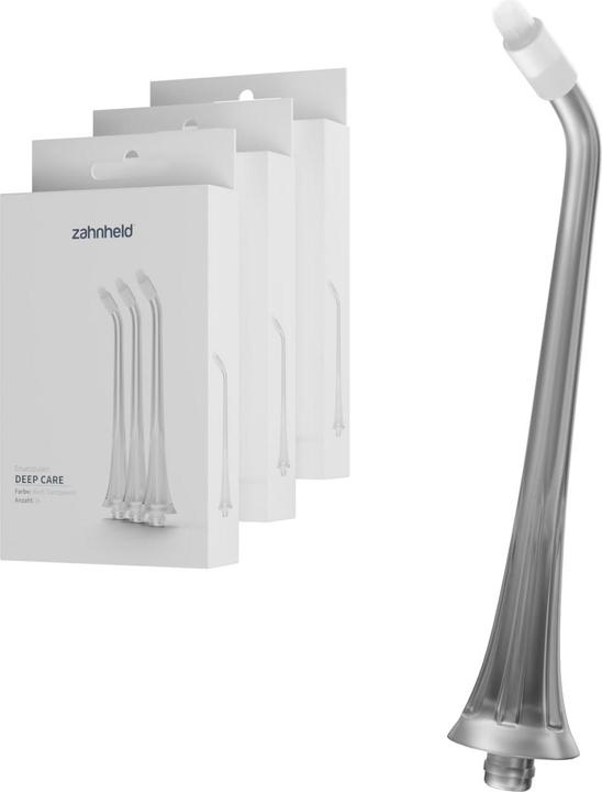 Zahnheld Ersatzdüse Deep Care 9x Weiss (Mundduschenaufsätze)