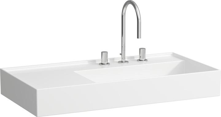 Image du produit Laufen Vasque KARTELL 900x460mm vasque à gauche ou vasque à l'italienne 3 HL-fait blanc (460 mm, 900 mm)