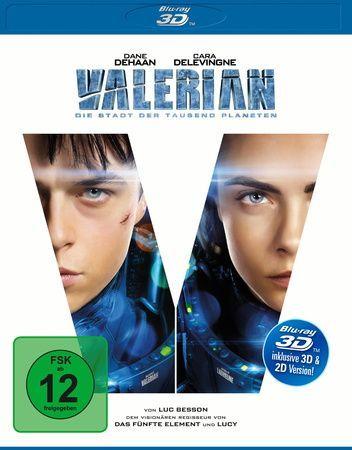 Actual product image Valerian - The City of a Thousand Planets (Blu-ray, 2017, German)