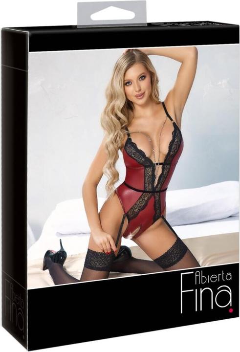 Actual product image Abierta Fina Body red/black L (L)