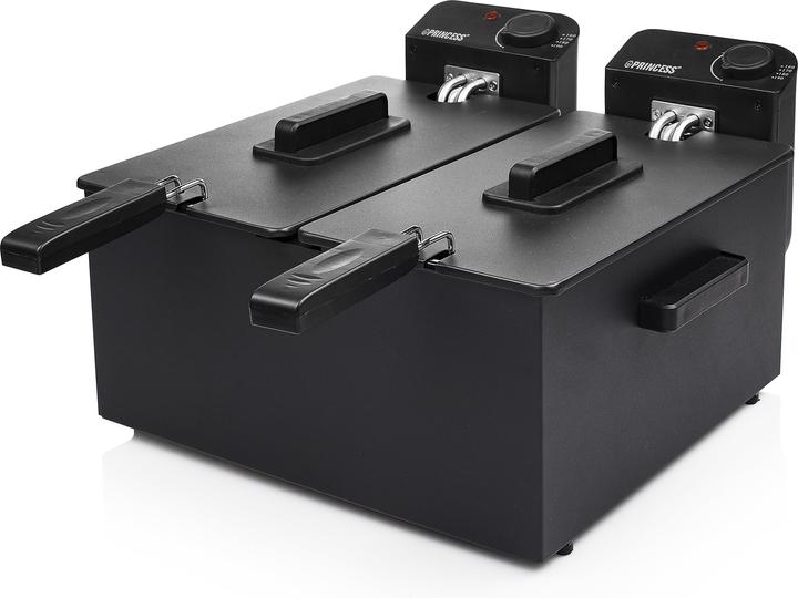 Actual product image Princess 183028 Double Black Fryer, Deep fryer, 6 L, 1.8 kg, 190 °C, Double, Black