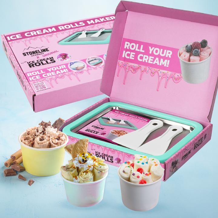 Produktbild Stoneline Ice Cream Rolls Maker, Eisplatte für Hausgemachte Eiscreme | Mint