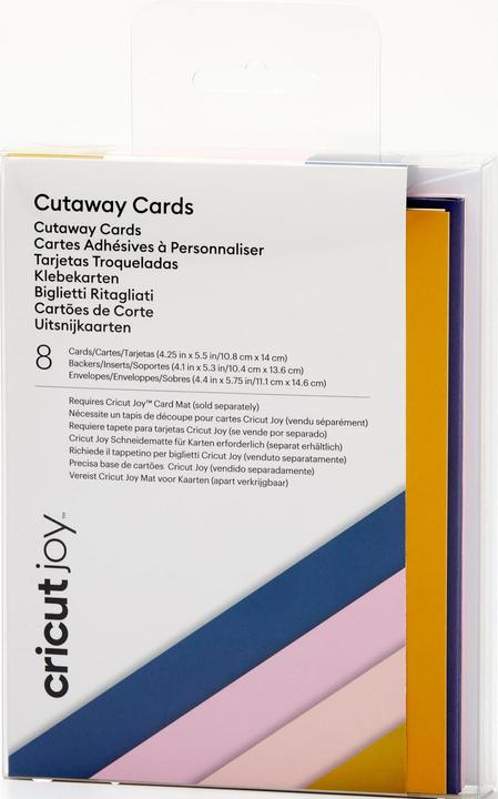Cricut Campionario pioggia di carte ritagliate Joy A2 10 pezzi(P) (8 x, 10,8 x 14 cm)