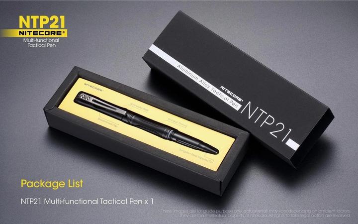 Actual product image Nitecore Tactical Pen NTP21 (Black, 1 x)