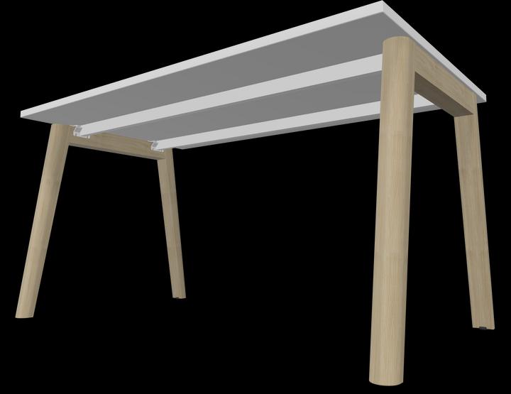 Actual product image Narbutas Nova Wood desk (1400 x 800 x 740 mm)