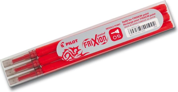 Actual product image Pilot FriXion Refill Point Set Set of 3 (Refill, Red, 0.25 mm)