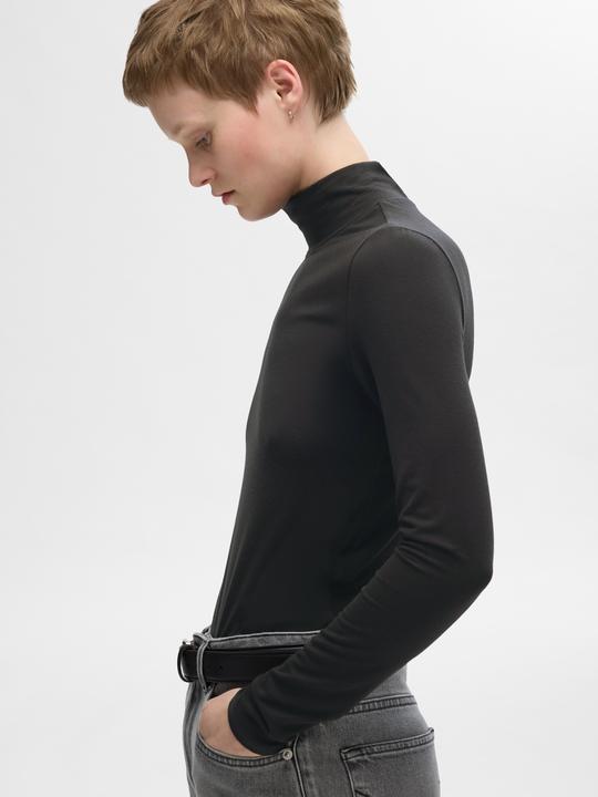 Immagine prodotto Selected Femme Top Basic a collo alto con maniche lunghe (XS)