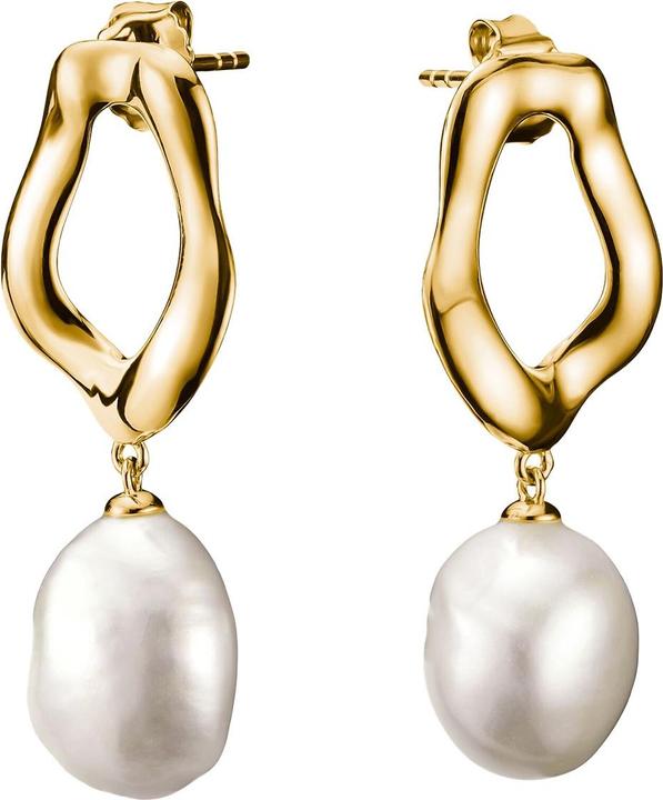 Immagine prodotto Thomas Sabo Ohrringe mit Perle Natural Beauty vergoldet (Argento 925)
