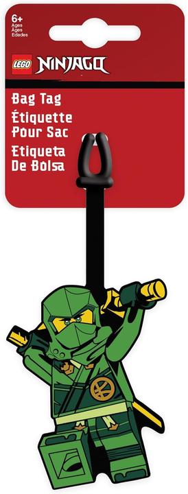 Actual product image LEGO Ninjago silicon Bag Tag - Lloyd 9 cm (Locks & Trailers)