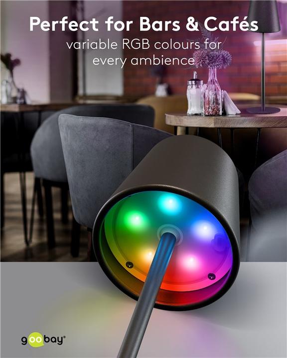 Produktbild Goobay Kabellose LED-Tischleuchte (150 lm)