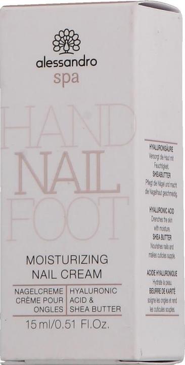 Actual product image Alessandro Spa - Moistuirizing Nail Cream (15 ml)