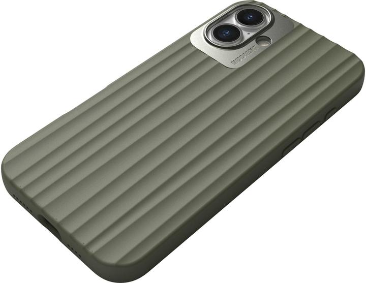 Actual product image Nudient Back Cover Bold MagSafe iPhone 16 Plus Olive Green (Apple iPhone 16 Plus)