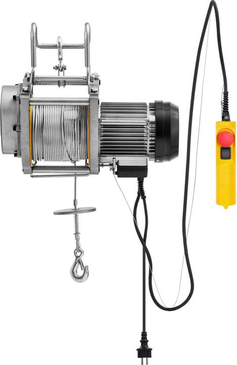 Produktbild MSW Seilwinde 250 kg Seilzug elektrisch Seilhebezug Hebezug Winde Motorwinde 60 m