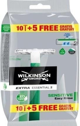 Wilkinson Extra Essential 2 Disposable Razor Sensitive 15Pcs.