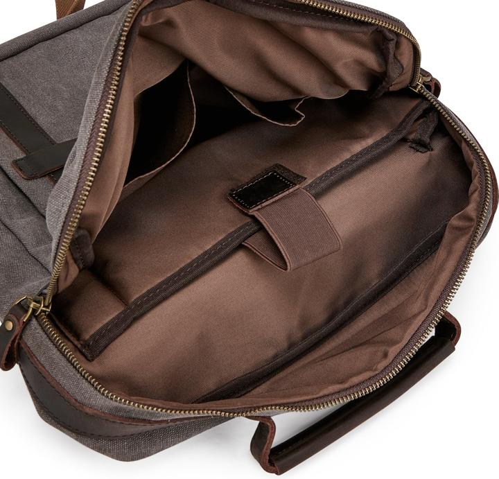 Image du produit Only-Bags.Store Sac à dos en toile, sac à dos en toile robuste, Recla, voyage en cuir Rucimed, sac à dos vintage (14 l)