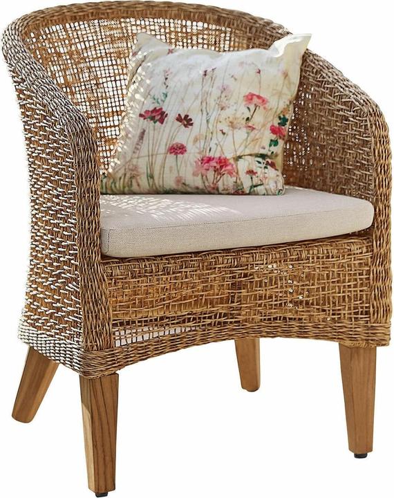 Loberon Sessel Redcliffe braun/creme