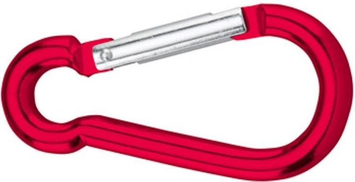 Dörner + Helmer Karabinerhaken Aluminium rot eloxiert